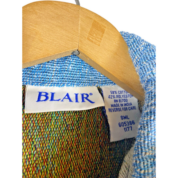 Lighthouse Tapestry Coat Jacket Christmas Art to Wear Grandmacore Size Small Vtg - Picture 14 of 16